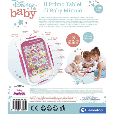 Il mio Primo tablet di Baby Minnie Clementoni 17667