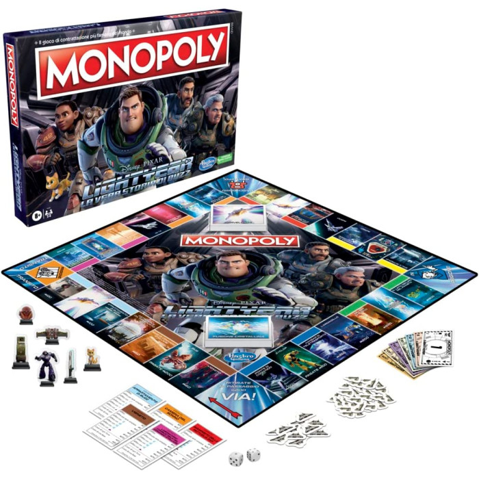 Monopoly Edizione Lightyear di Disney Pixar