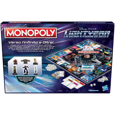 Monopoly Edizione Lightyear di Disney Pixar