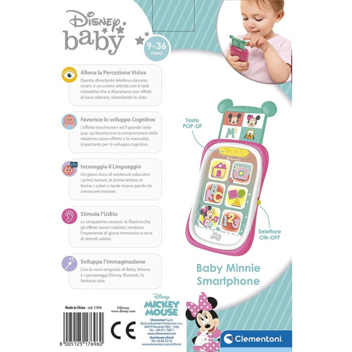 Disney Baby Minnie Smartphone Clementoni 17696