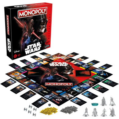 Gioco da Tavolo Monopoly Star Wars Lato Oscuro