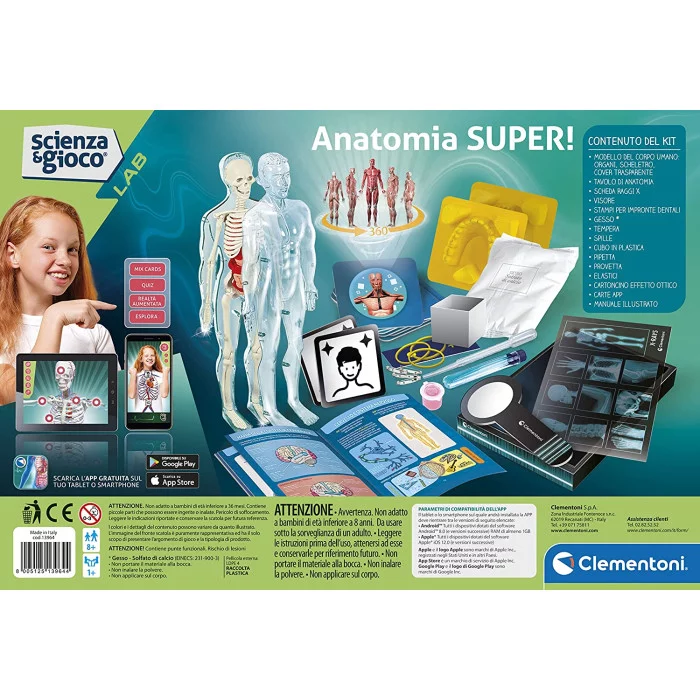 Laboratorio di Anatomia Super Clementoni 19299