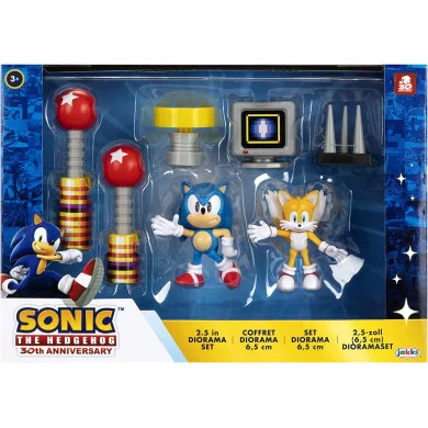 Sonic The Hedgehog and Tails set action diorama