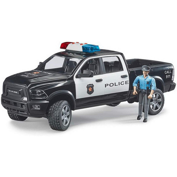 Bruder RAM 2500 Polizia con poliziotto