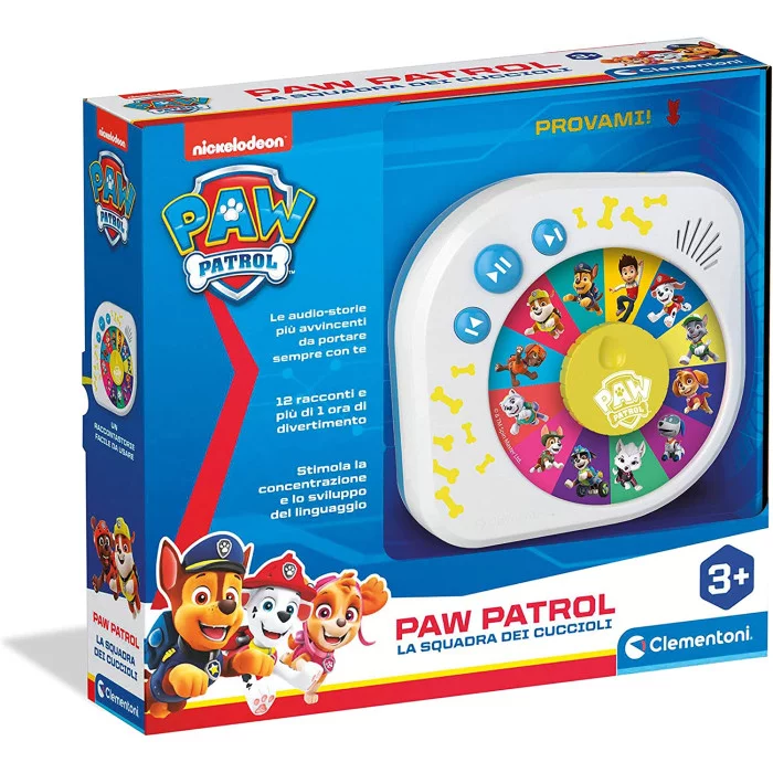 Paw Patrol La Squadra dei Cuccioli Racconta Storie per Bambini Clementoni 17750