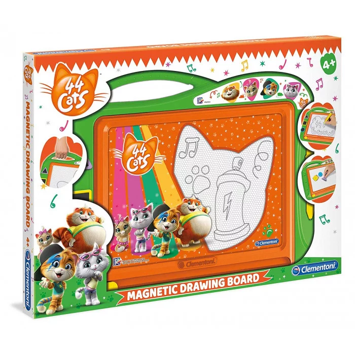 Clementoni Lavagna Magnetica 44 Gatti, Multicolore, 15295