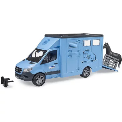 Bruder 2674 Mb Sprinter Trasporto Animali Con 1 Cavallo