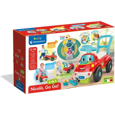 Nicolò Go Go Macchina cavalcabile Clementoni 17747