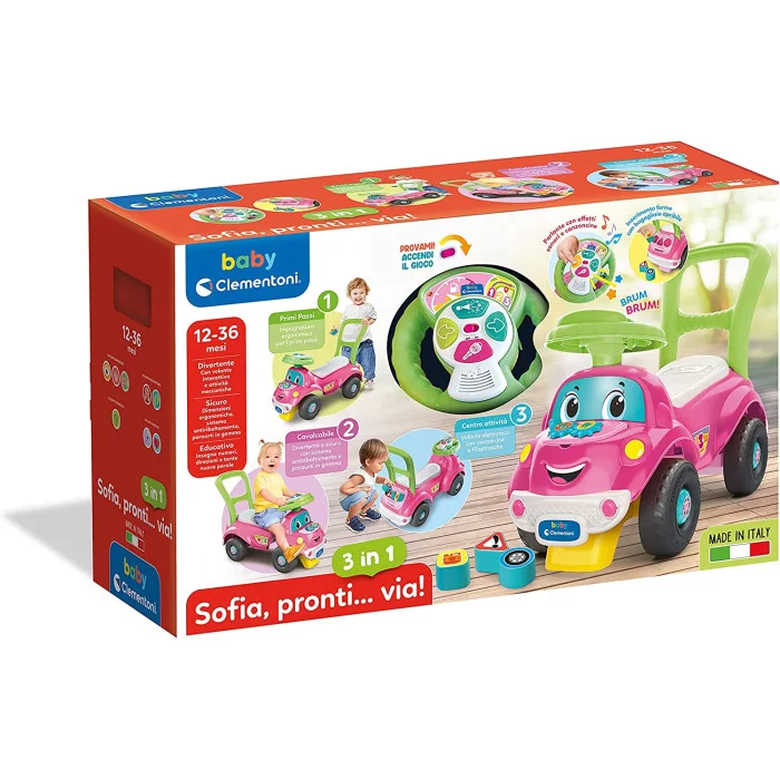 Sofia Pronti Via 3 in 1 Clementoni 17746
