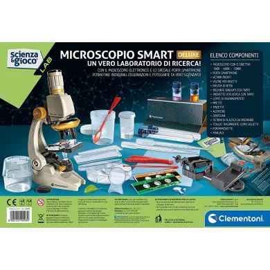 Laboratorio Microscopio Smart Deluxe Clementoni 19310