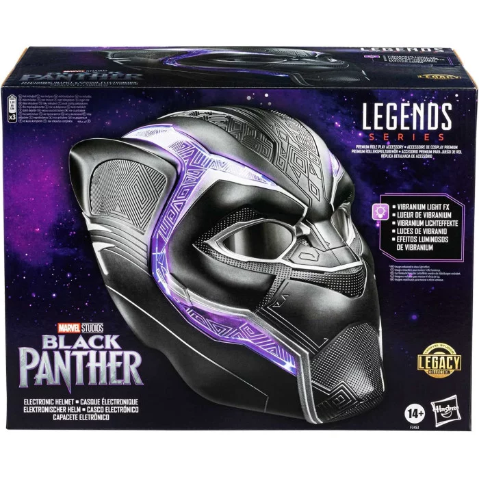 Marvel Legends Casco elettronico Premium di Black Panther Hasbro