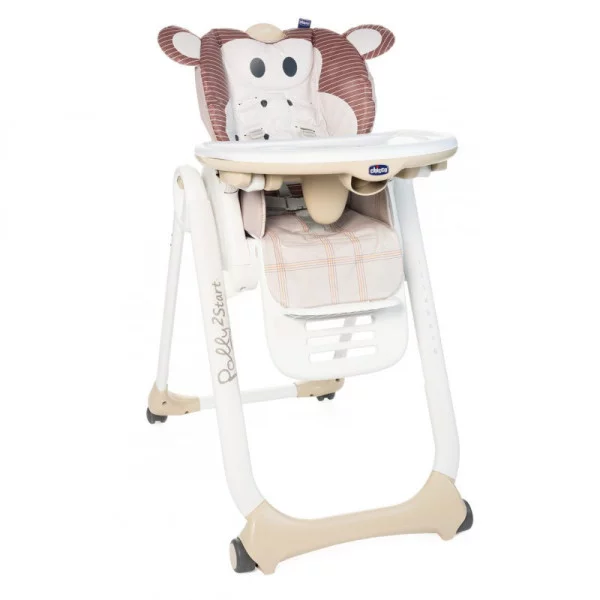 Seggiolone Chicco Polly 2 Start 4 Ruote Monkey