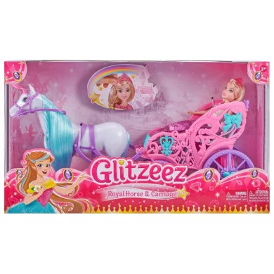 Playset Glitzeez Carrozza Con Bambola