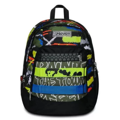 Zaino scuola Seven Advanced Fluo Belts