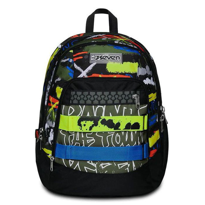 Zaino scuola Seven Advanced Fluo Belts