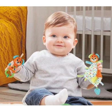 Baby Gift Set Puppy Sonaglino, Chiavi e Copertina Dou Clementoni 17804