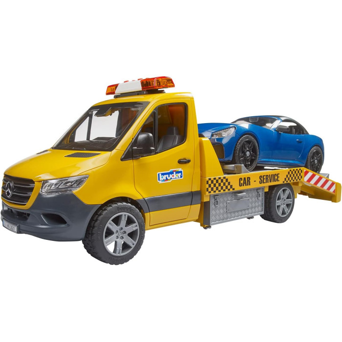 Bruder Mercedes Benz Sprinter Trasporto Roadster con luci e Suono