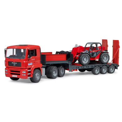 Camion Man Tga Bilico Con Manitou Mlt 633 Giocattolo Bruder 02774