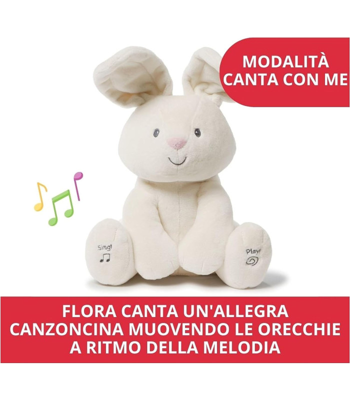 Flora Coniglietto Peluche Interattivo GUND