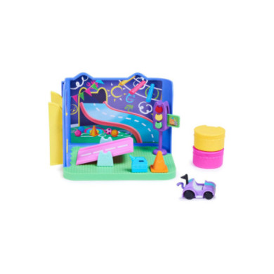 Gabby's Dollhouse, Stanza dei Giochi Purr-ific con la macchinina Giocattolo Carlita