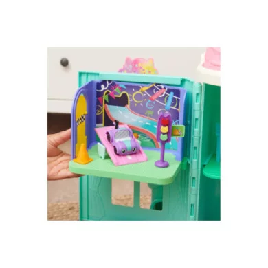 Gabby's Dollhouse, Stanza dei Giochi Purr-ific con la macchinina Giocattolo Carlita