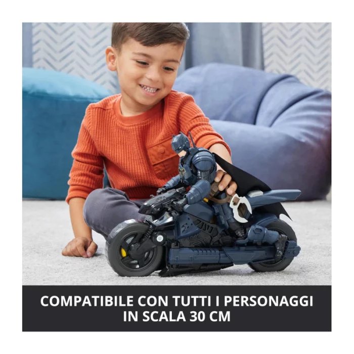 Batcycle Trasformabile Veicolo Batman Adventures 2 in 1