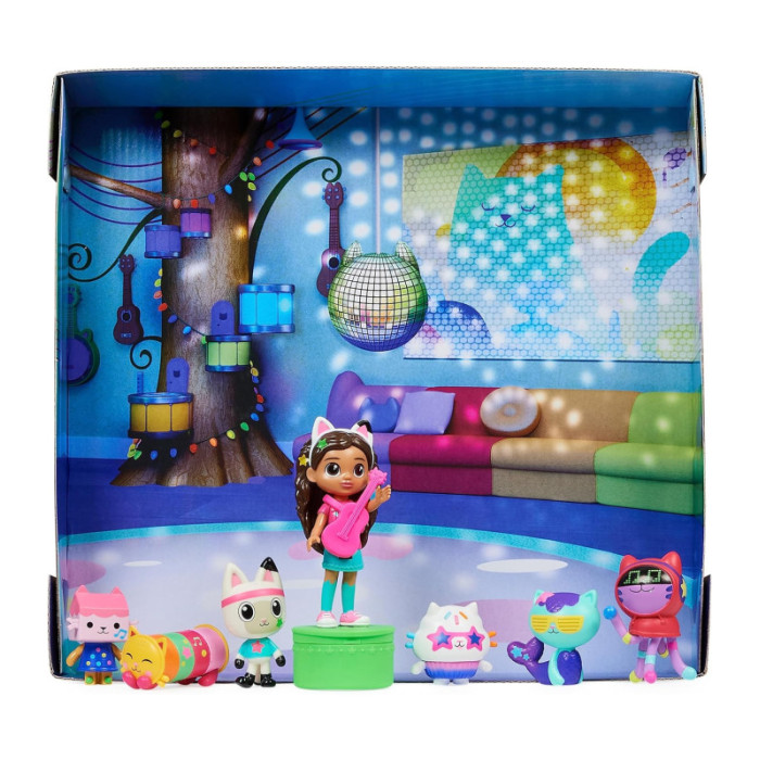 Gabby's Dollhouse, Set di Personaggi a Tema Festa da Ballo