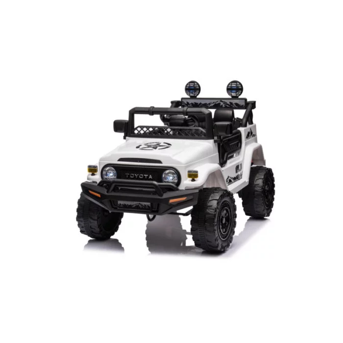 Auto Elettrica per Bambini Toyota Cruiser 12 V Bianca