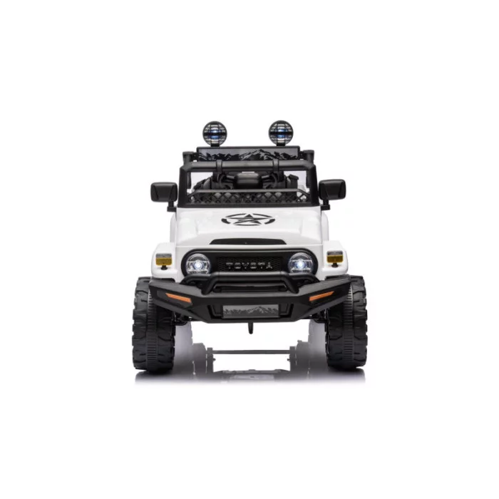 Auto Elettrica per Bambini Toyota Cruiser 12 V Bianca
