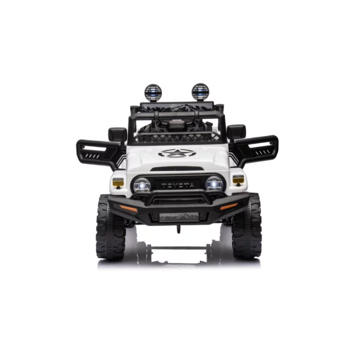 Auto Elettrica per Bambini Toyota Cruiser 12 V Bianca