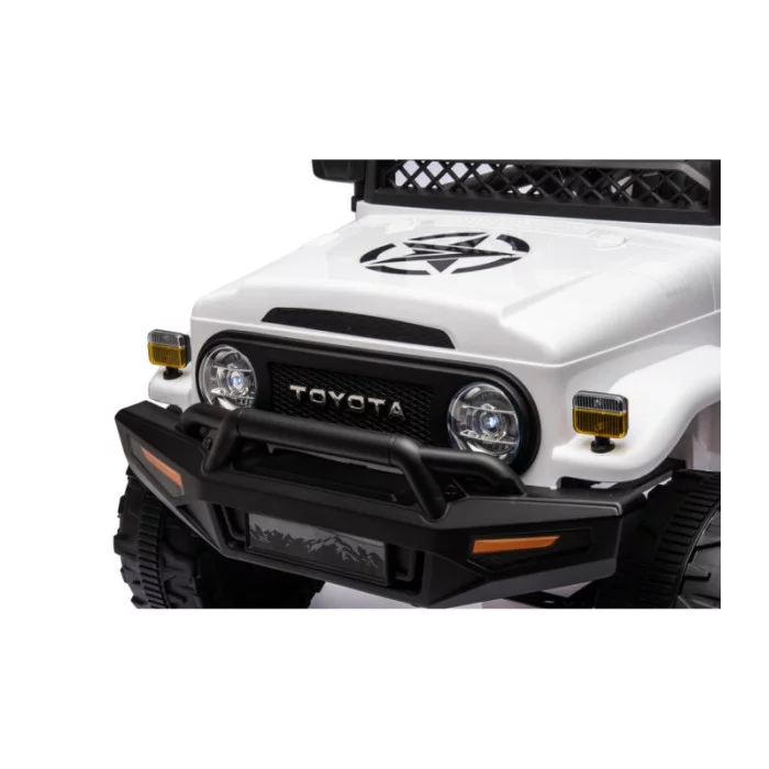 Auto Elettrica per Bambini Toyota Cruiser 12 V Bianca