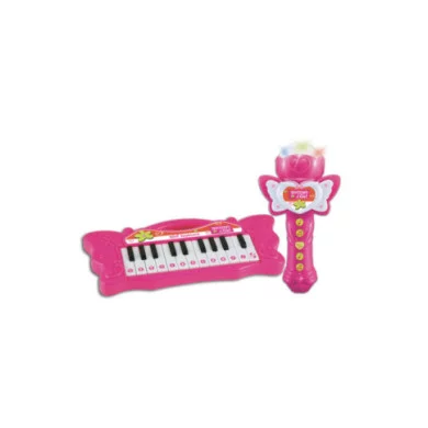 Tastiera rosa 24 tasti con microfono 60 2171