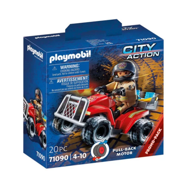 Playmobil 71090 Quad Vigile del Fuoco