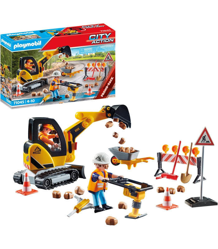 Playmobil City Action 71045 Cantiere Stradale