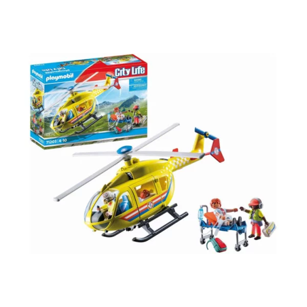 Playmobil City Life 71203 Elicottero di soccorso