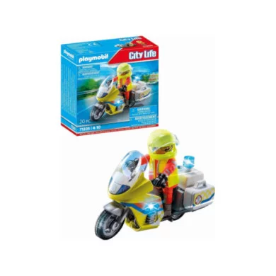 Playmobil City Life 71205 Soccorritore con moto