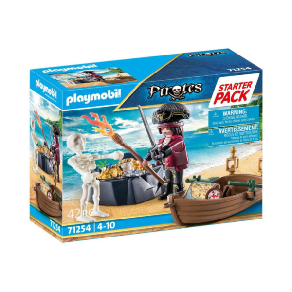 Playmobil 71254 Starter Pack Pirata con barca a remi