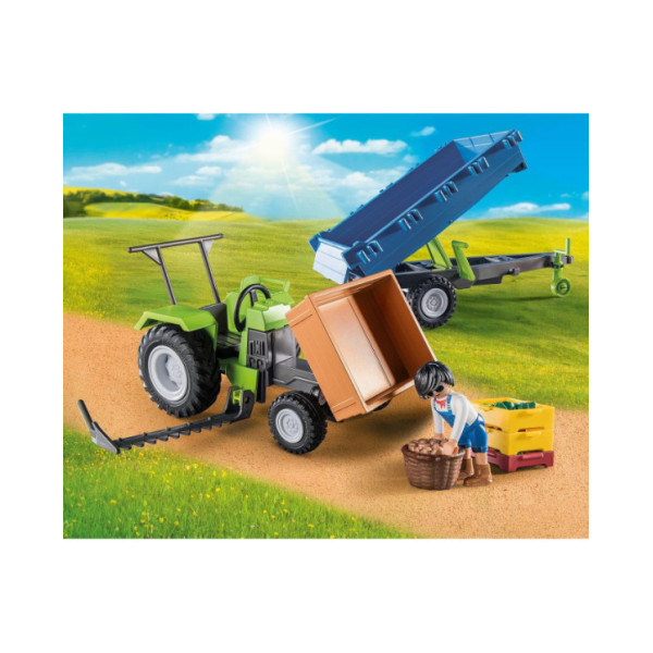 Playmobil Country 71249 Trattore con rimorchio