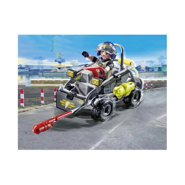 Playmobil 71147 City Action Unità Speciale Quad Terra Acqua