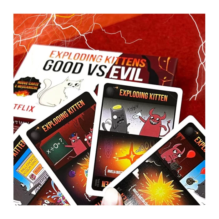 Gioco da Tavolo Exploding Kittens Good vs Evil Asmodee