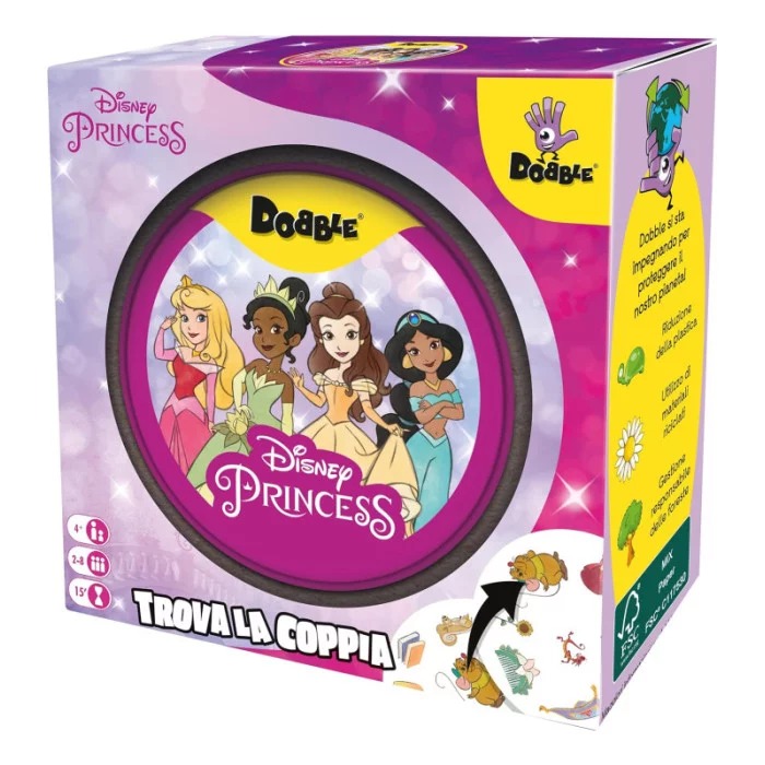 Gioco da Tavolo Dobble Disney Princess Asmodee