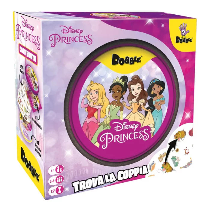 Gioco da Tavolo Dobble Disney Princess Asmodee