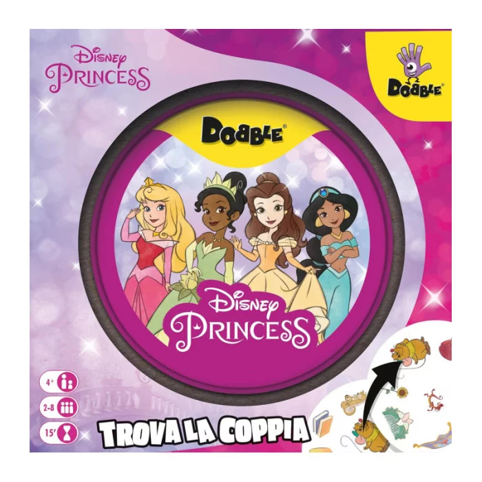 Gioco da Tavolo Dobble Disney Princess Asmodee