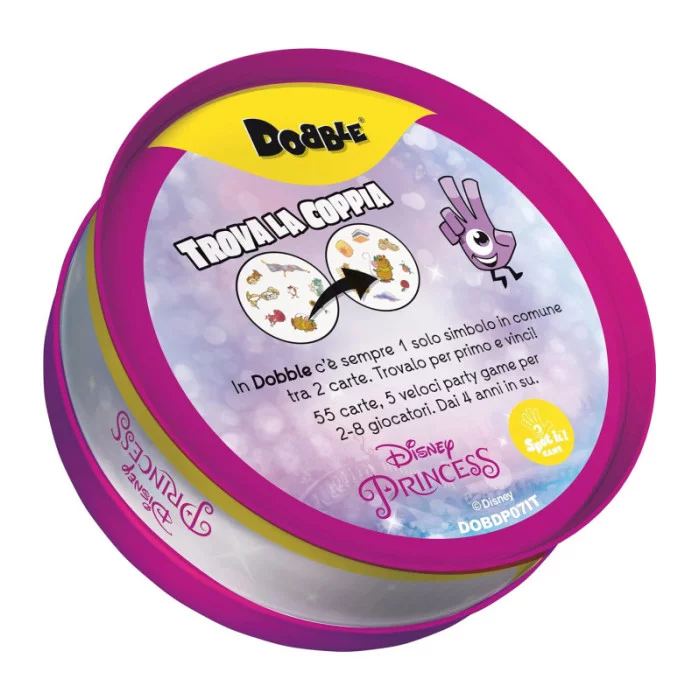 Gioco da Tavolo Dobble Disney Princess Asmodee