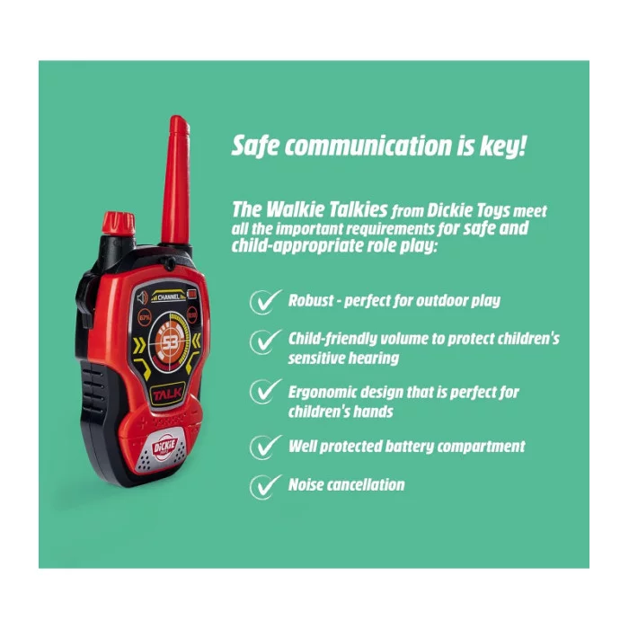 Walkie Talkie Fun per Bambini - Frequenza 2,4GHz, Portata 80m