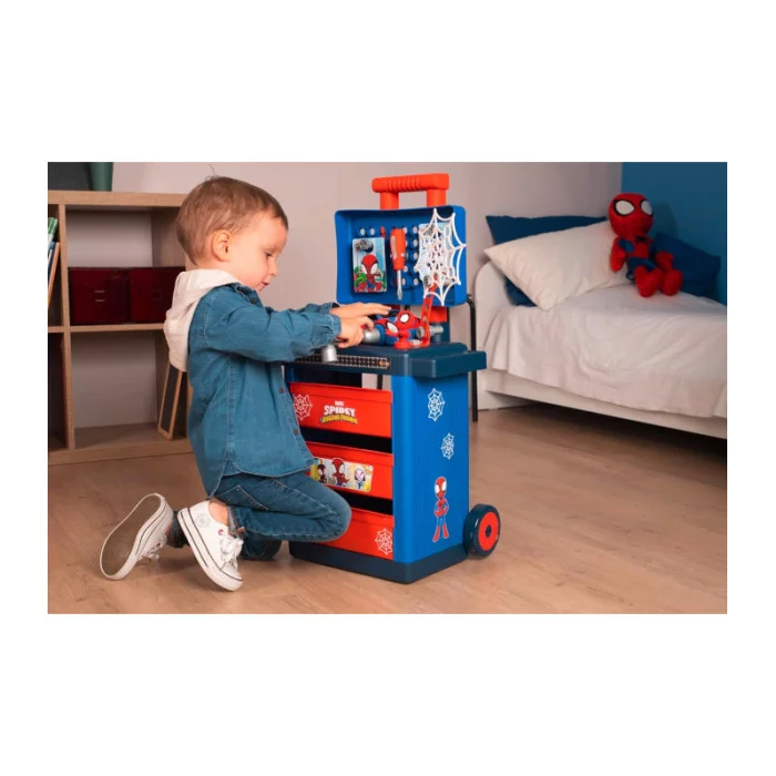 Spiderman Spidey Banco Lavoro Trolley