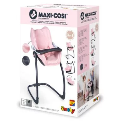 Smoby MAXI-COSI Seggiolone per bambole rosa