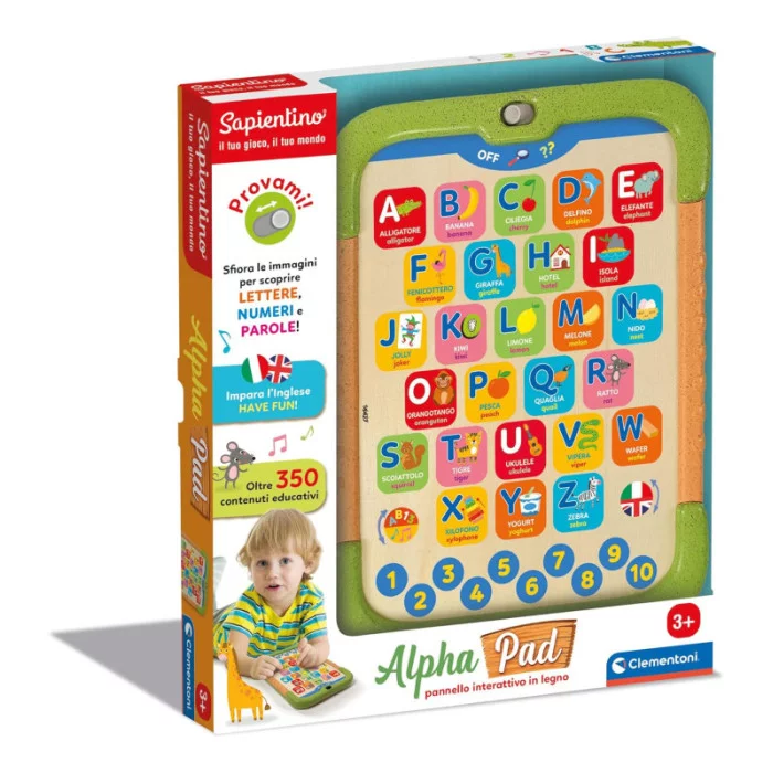 Sapientino Alpha Pad Alfabetiere Interattivo Clementoni 16427