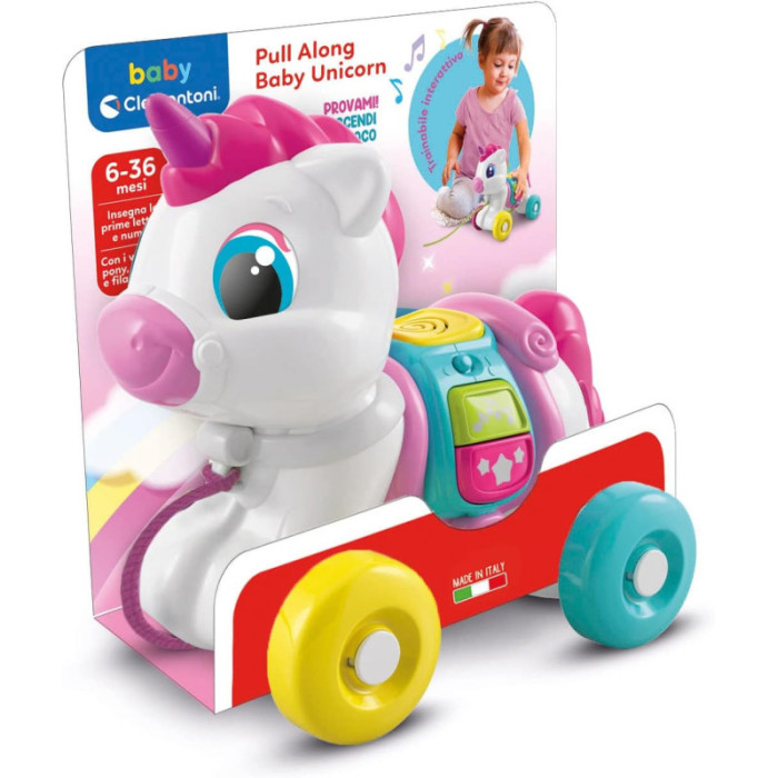 Baby Unicorno Sempre con Me Trainabile Interattivo Clementoni 17803