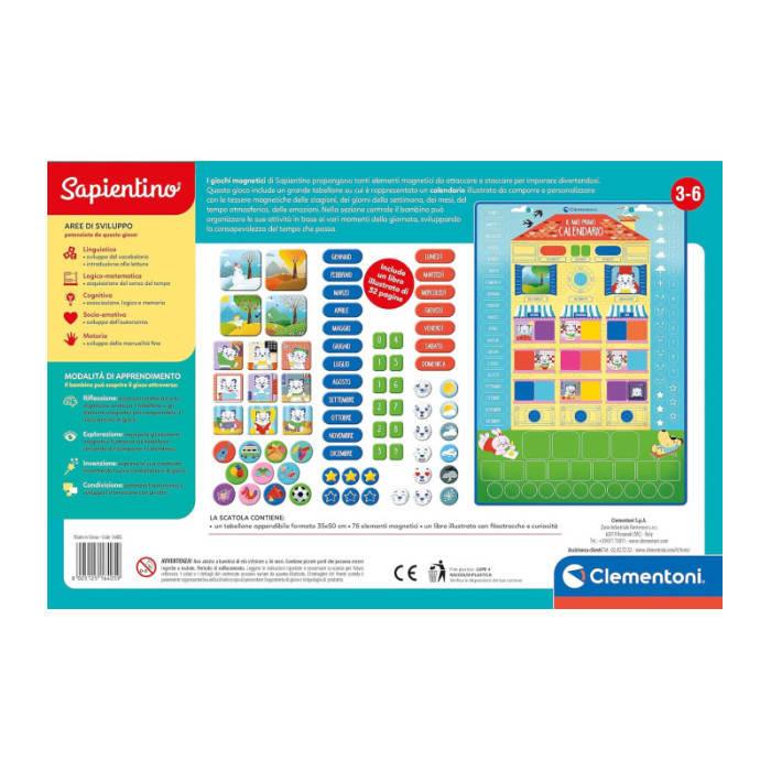 Il Mio Primo Calendario Magnetico Clementoni 16405